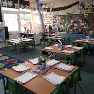 eyfs classroom at horton kirby primary school
