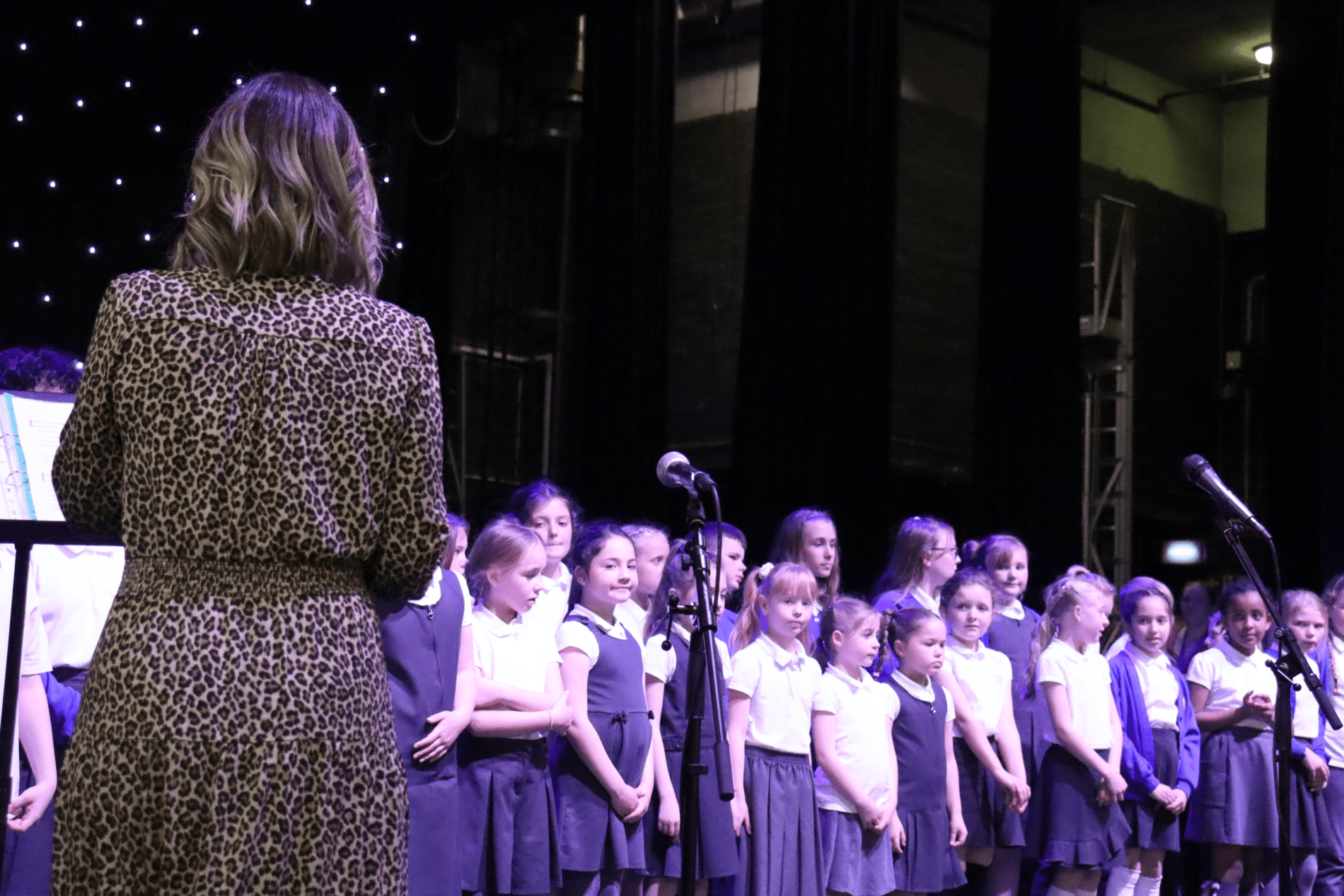 horton kirby performing at the trust choir concert by aletheia academies trust