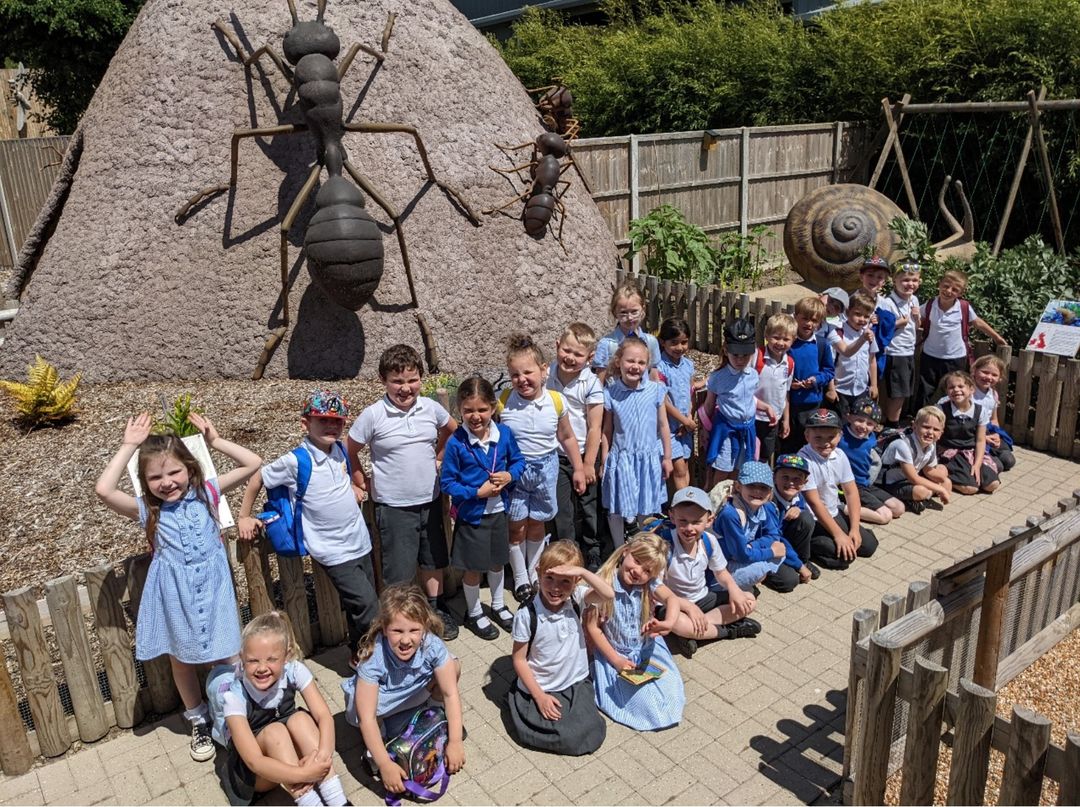 pupils of horton kirby primary school at bug world