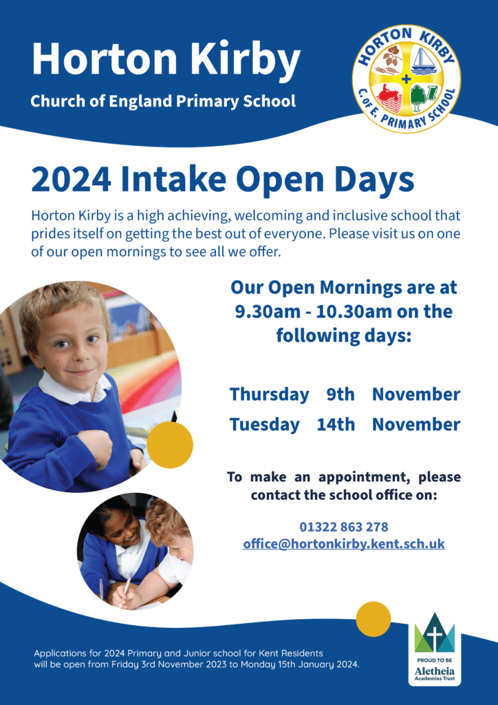 Horton Kirby Open Day Flyer